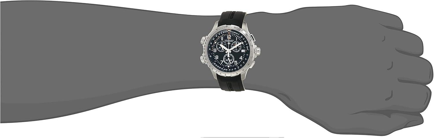 imageHamilton Khaki Aviation XWindChronoQuartzGMT H77912335 H77912335