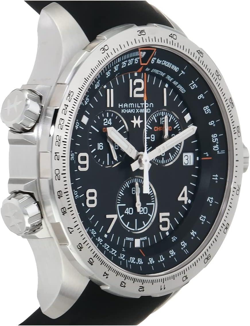 imageHamilton Khaki Aviation XWindChronoQuartzGMT H77912335 H77912335