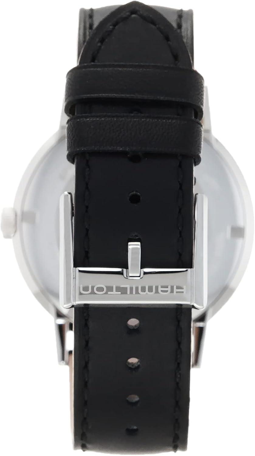 imageHamilton American Classic Automatic Mens Watch 40mm Stainless Steel Case Swiss Made Beige Dial Analog Wrist Watch for Men 50m Waterproof Sapphire Crystal 3Hand Movement Cow Leather Strap