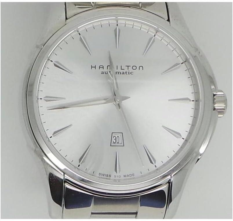 imageHamilton Jazzmaster Automatic Womens Watch 34mm Stainless Steel Case Swiss Made Silver Dial Analog Wrist Watch for Women 50m Waterproof Sapphire Crystal Stainless Steel Strap