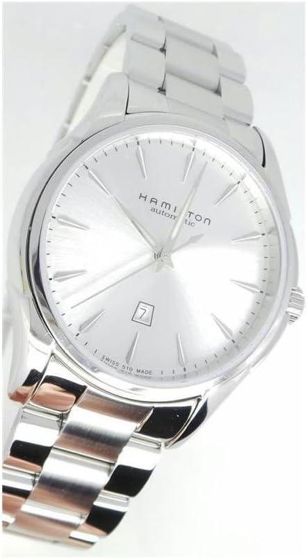 imageHamilton Jazzmaster Automatic Womens Watch 34mm Stainless Steel Case Swiss Made Silver Dial Analog Wrist Watch for Women 50m Waterproof Sapphire Crystal Stainless Steel Strap