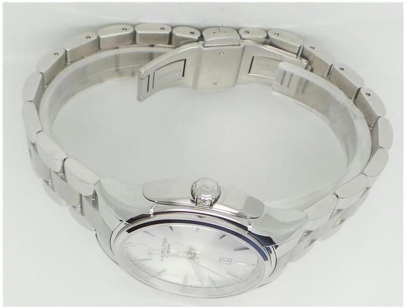 imageHamilton Jazzmaster Automatic Womens Watch 34mm Stainless Steel Case Swiss Made Silver Dial Analog Wrist Watch for Women 50m Waterproof Sapphire Crystal Stainless Steel Strap