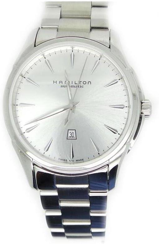 imageHamilton Jazzmaster Automatic Womens Watch 34mm Stainless Steel Case Swiss Made Silver Dial Analog Wrist Watch for Women 50m Waterproof Sapphire Crystal Stainless Steel Strap