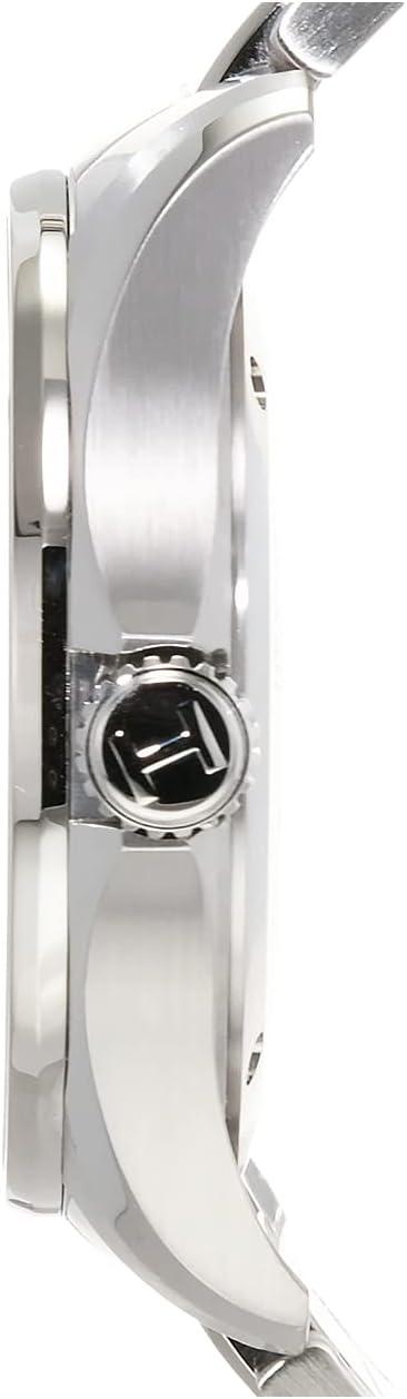 imageHamilton Khaki Aviation Automatic Mens Watch 46mm Stainless Steel Case Swiss Made Black Dial Analog Wrist Watch for Men 200m Waterproof Sapphire Crystal 3Hand Movement Stainless Steel Strap