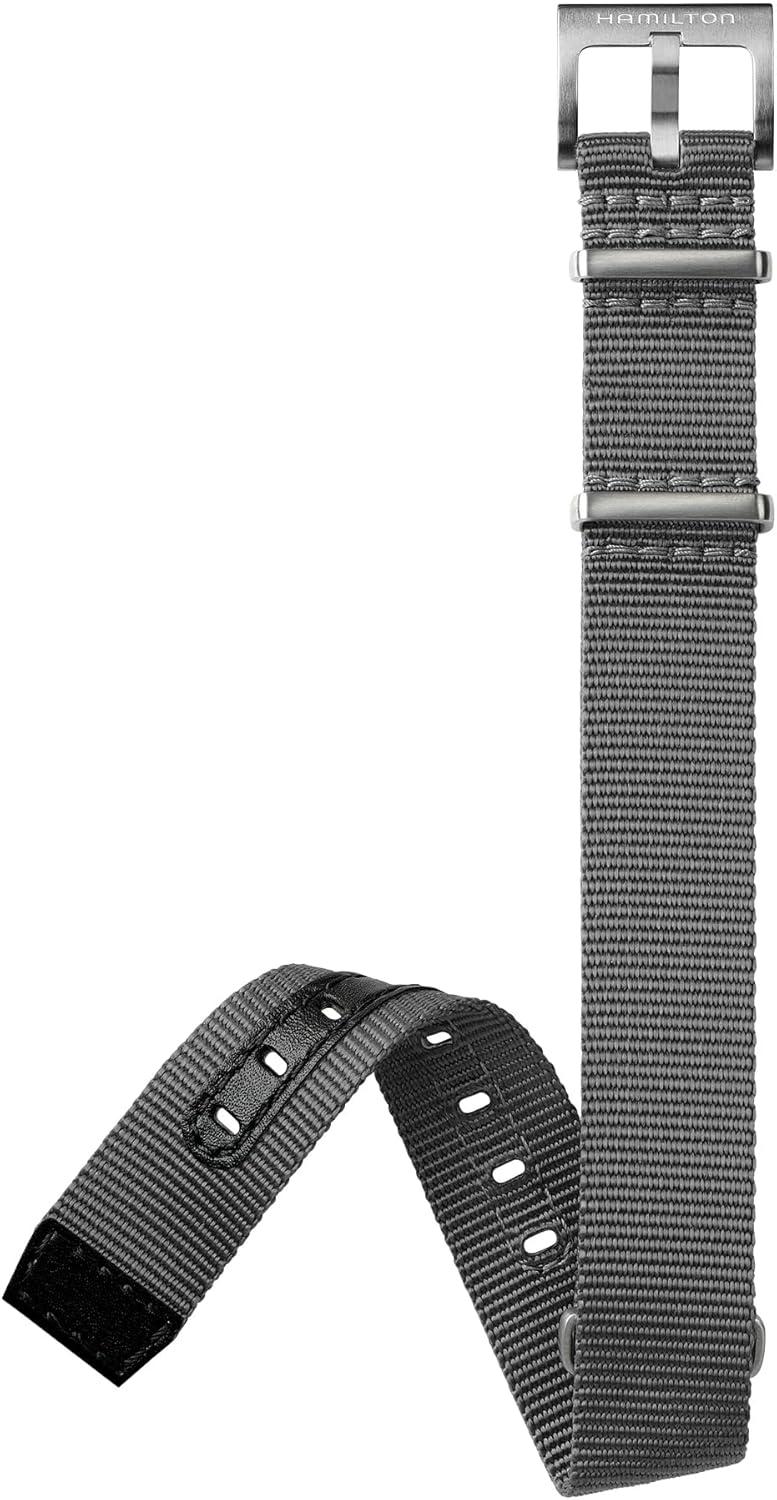 imageHamilton Khaki Aviation Pilot Mechanical Mens Watch 36mm x 33mm Stainless Steel Case Swiss Made Black Dial Analog Wrist Watch for Men 100m Waterproof Mineral Crystal Textile Strap