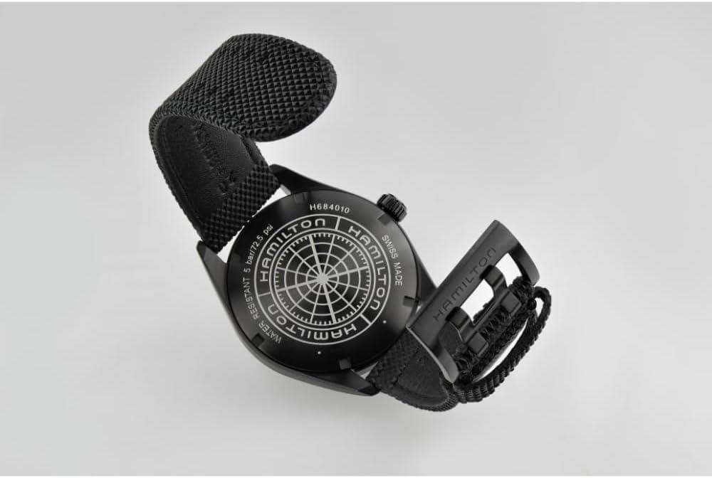imageHamilton Khaki Field Quartz Mens Watch 40mm Stainless Steel Case Swiss Made Black Dial Analog Wrist Watch for Men 50m Waterproof Sapphire Crystal