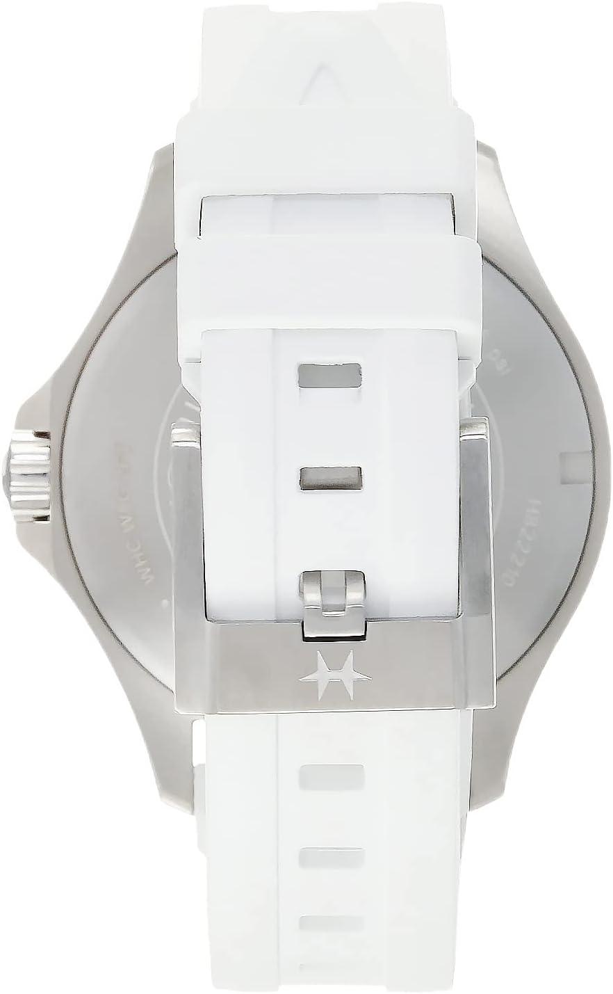 imageHamilton Khaki Navy Scuba Quartz Womens Watch 37mm Stainless Steel Case Swiss Made White Dial Analog Wrist Watch for Women 100m Waterproof Sapphire Crystal Rubber Strap