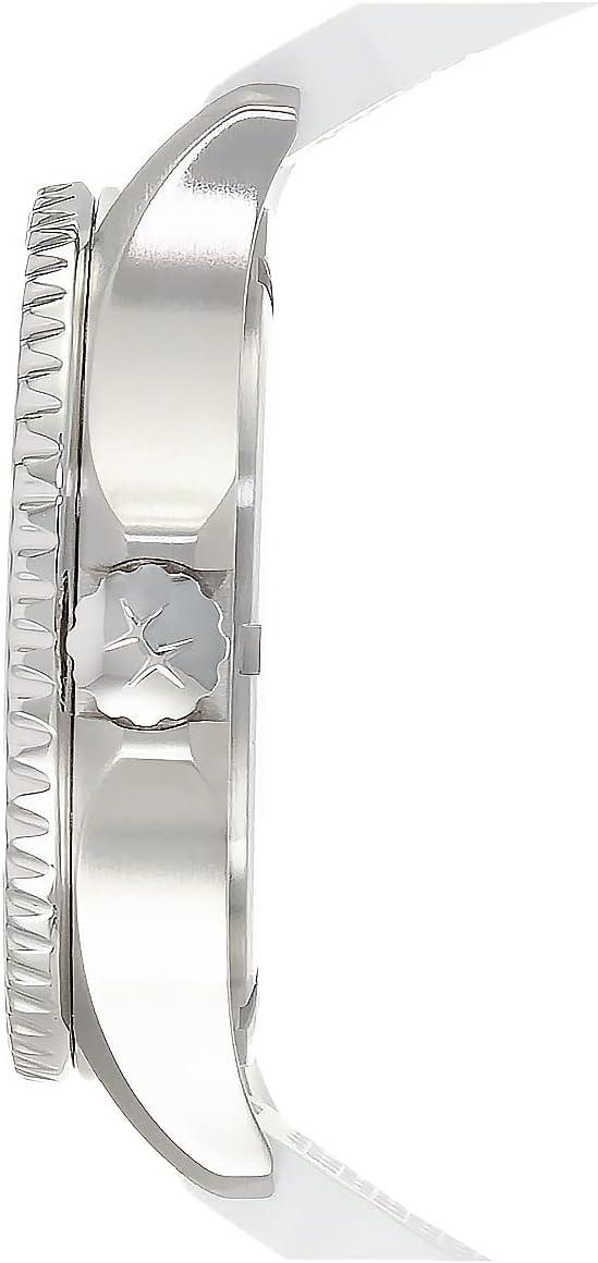 imageHamilton Khaki Navy Scuba Quartz Womens Watch 37mm Stainless Steel Case Swiss Made White Dial Analog Wrist Watch for Women 100m Waterproof Sapphire Crystal Rubber Strap