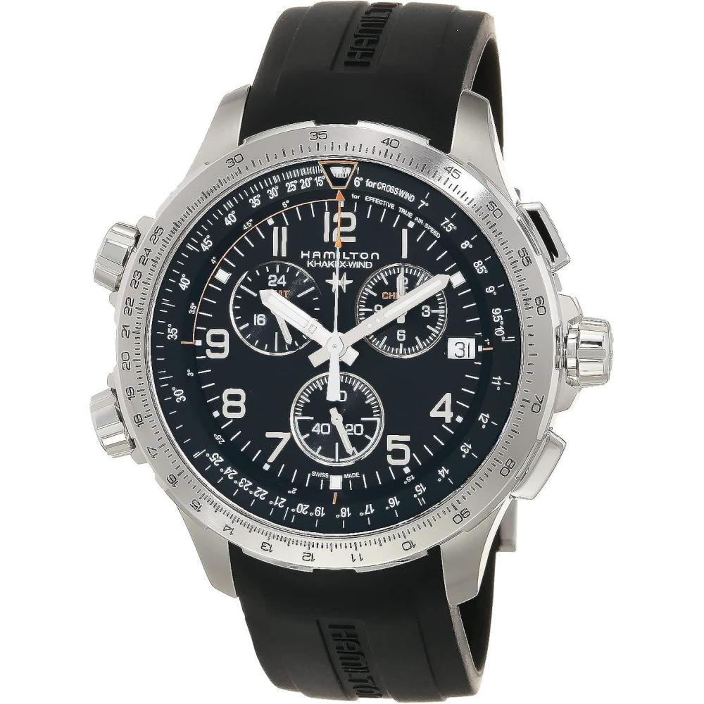 imageHamilton Khaki Aviation XWindChronoQuartzGMT H77912335 H77912335