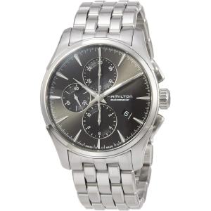 Hamilton Jazzmaster Automatic Men’s Watch, 42mm Stainless Steel Case, Swiss Made, Grey Dial Analog Wrist Watch for Men, 100m Waterproof, Sapphire Crystal, Stainless Steel Strap