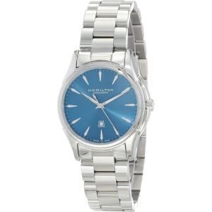 Hamilton Jazzmaster Automatic Women’s Watch, 34mm Stainless Steel Case, Swiss Made, Blue Dial Analog Wrist Watch for Women, 50m Waterproof, Sapphire Crystal, Stainless Steel Strap