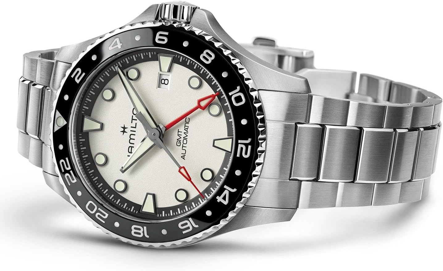 imageHamilton Khaki Navy Automatic Mens Watch 43mm Stainless Steel