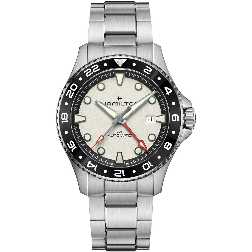 imageHamilton Khaki Navy Automatic Mens Watch 43mm Stainless Steel